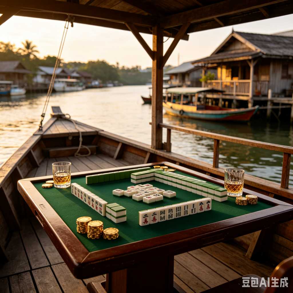 hand painted mahjong tiles