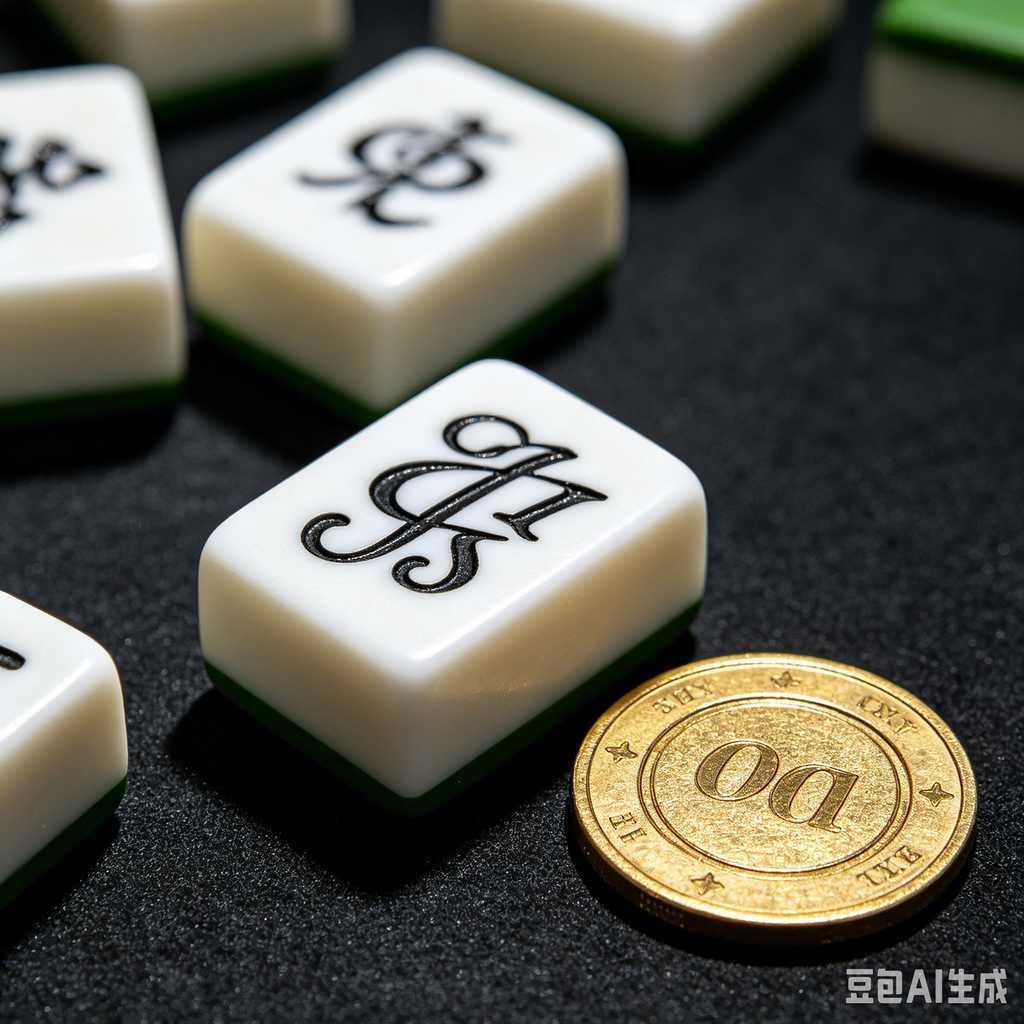 pastel color mahjong tiles